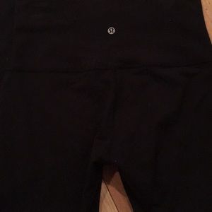 Lululemon wunder under high rise size 10 black